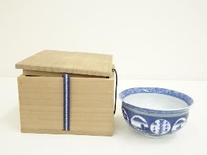 祖泉造　染付祥瑞茶碗（保護箱）